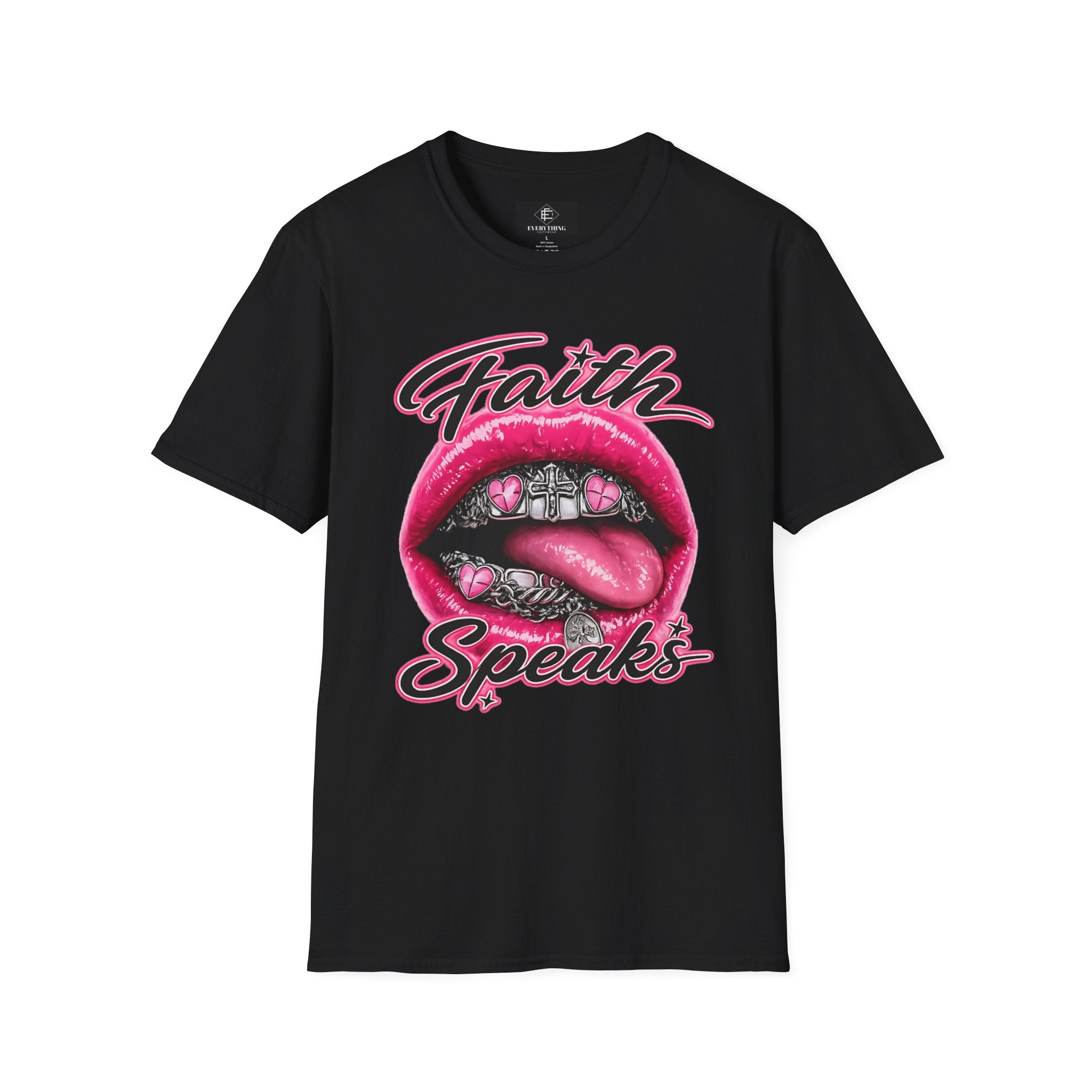 Faith Speaks Christian Tee