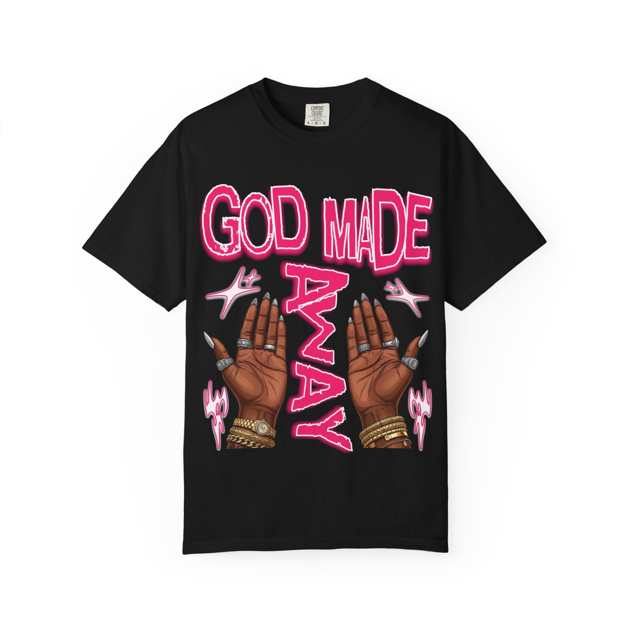 God Made a Way T-Shirt — Inspirational Faith Tee with Praying Hands Design