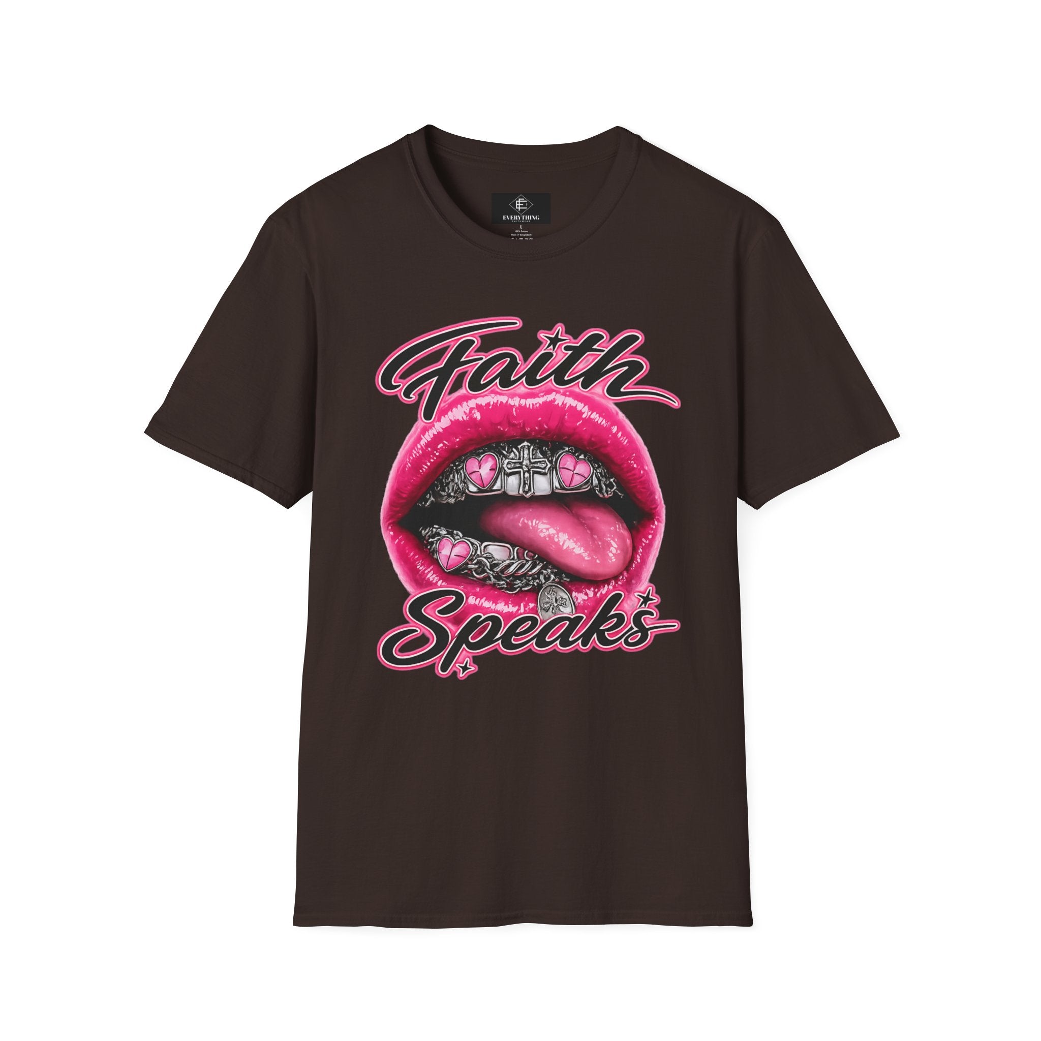 Faith Speaks Christian Tee