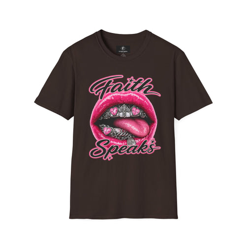 Faith Speaks Christian Tee