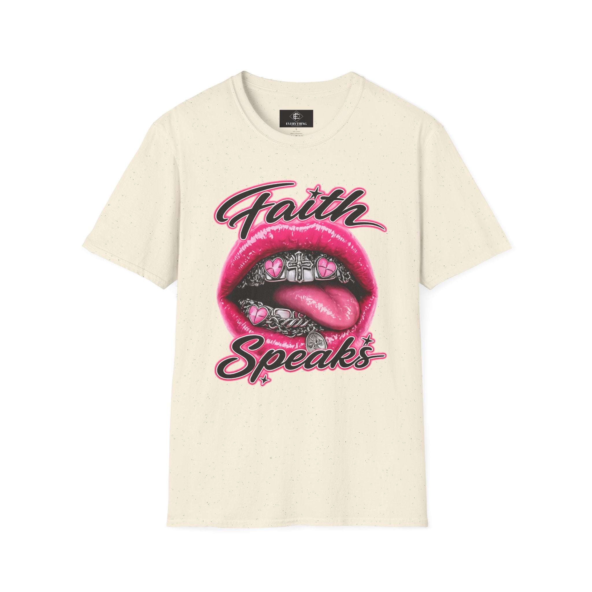 Faith Speaks Christian Tee